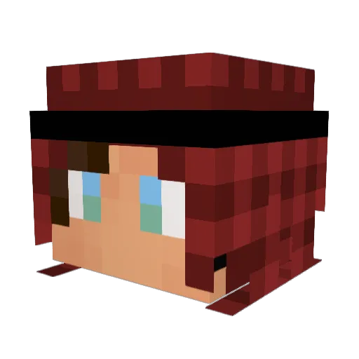 J0cKy1 Minecraft avatar head, 3D render