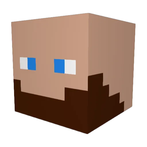 J0deX00 Minecraft avatar head, 3D render