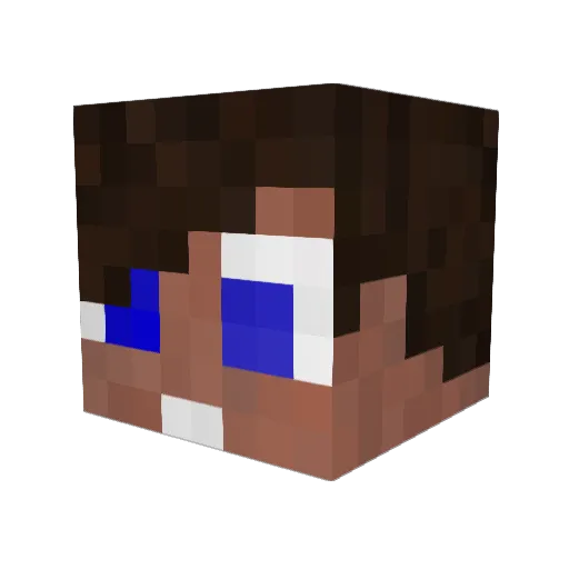 J0ey_1998 Minecraft avatar head, 3D render