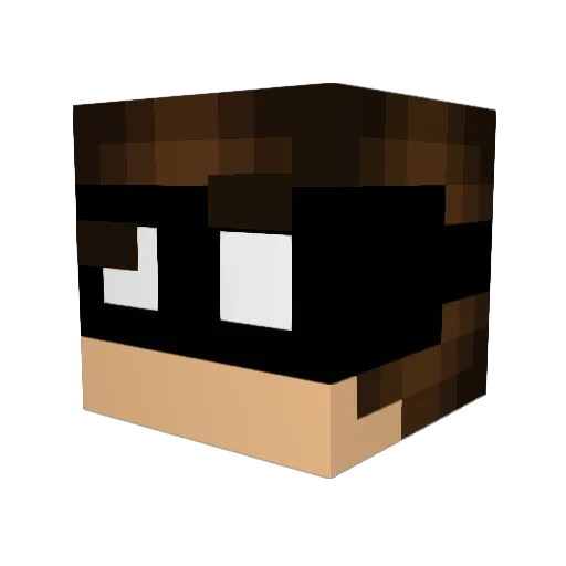 J0hnTheRipper Minecraft avatar head, 3D render