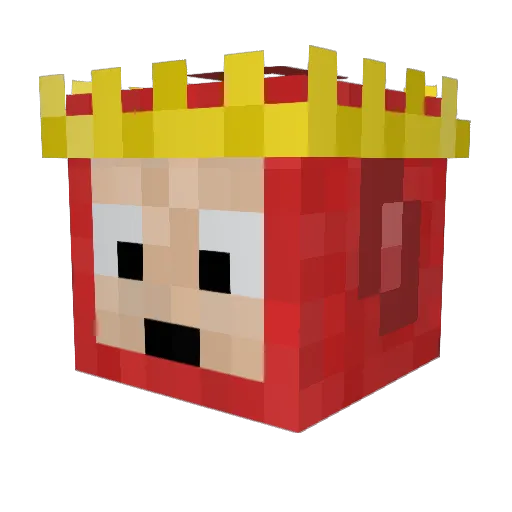 J0jubs Minecraft avatar head, 3D render