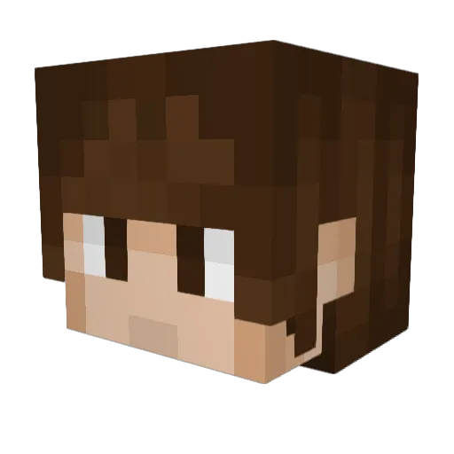 J0k3y1 Minecraft avatar head, 3D render