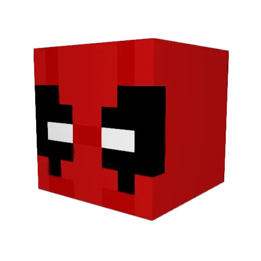 J0ker2501 Minecraft avatar head, 3D render