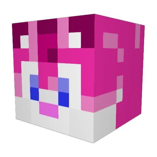 J0n52 Minecraft avatar head, 3D render