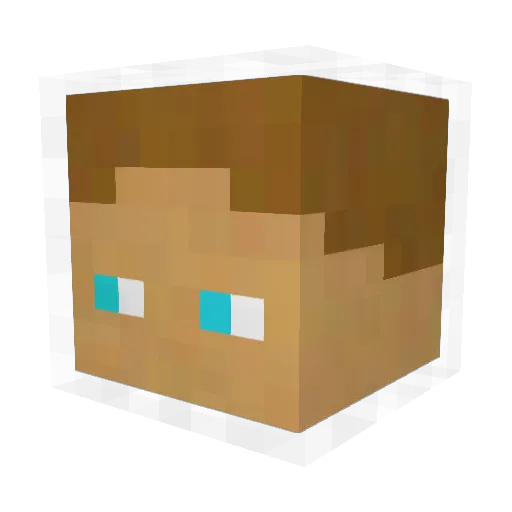 J0natzen Minecraft avatar head, 3D render