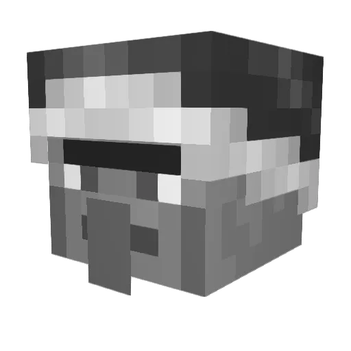 J0oJo0 Minecraft avatar head, 3D render