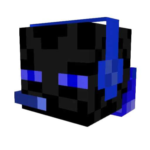 J14F Minecraft avatar head, 3D render