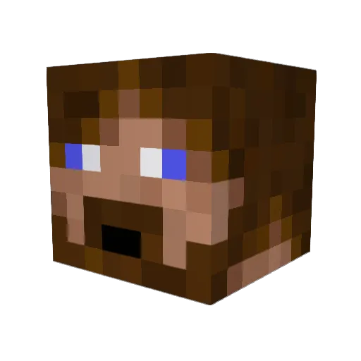 J1MMY123 Minecraft avatar head, 3D render