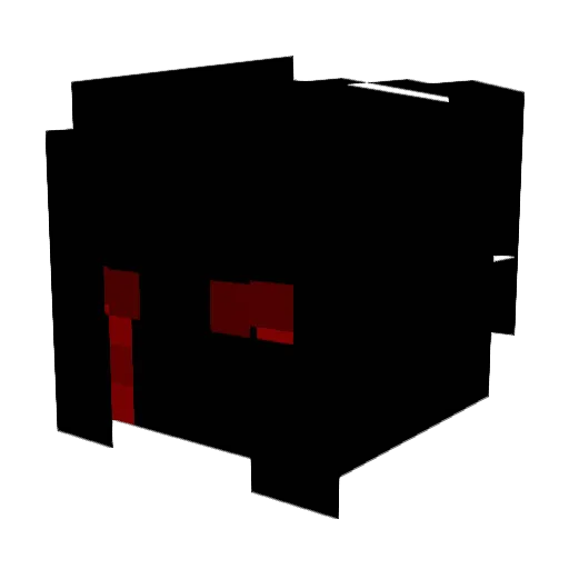 J1bbet Minecraft avatar head, 3D render