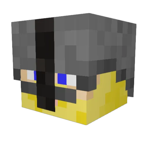 J1mmyCalico Minecraft avatar head, 3D render