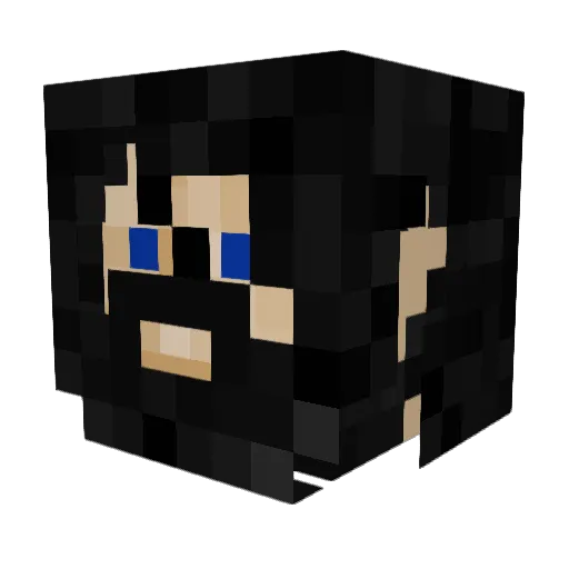J1rkoss Minecraft avatar head, 3D render