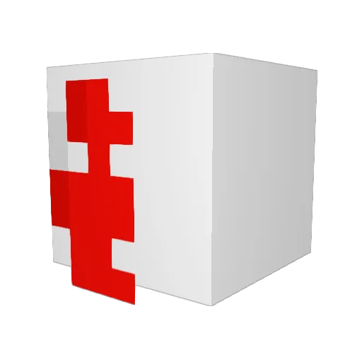 J25t1n Minecraft avatar head, 3D render