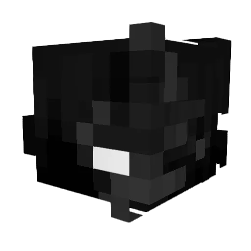 J2SYE Minecraft avatar head, 3D render