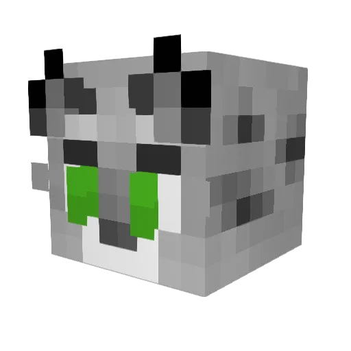 J31ly Minecraft avatar head, 3D render