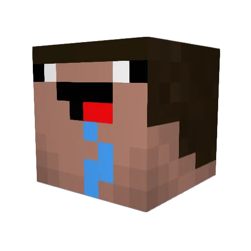 J3FF3RS0N Minecraft avatar head, 3D render