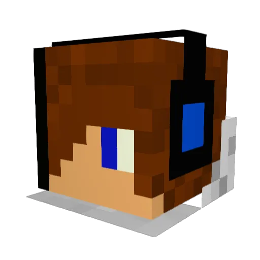 J3ST3R29 Minecraft avatar head, 3D render