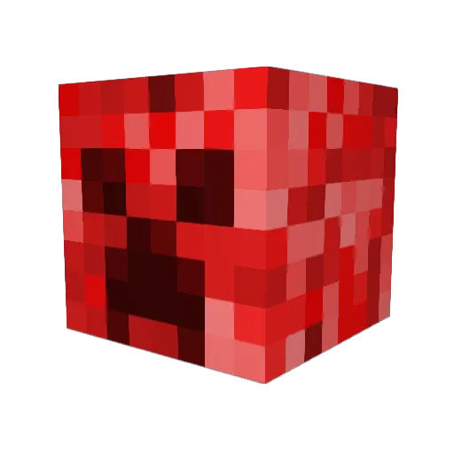 J3WA Minecraft avatar head, 3D render