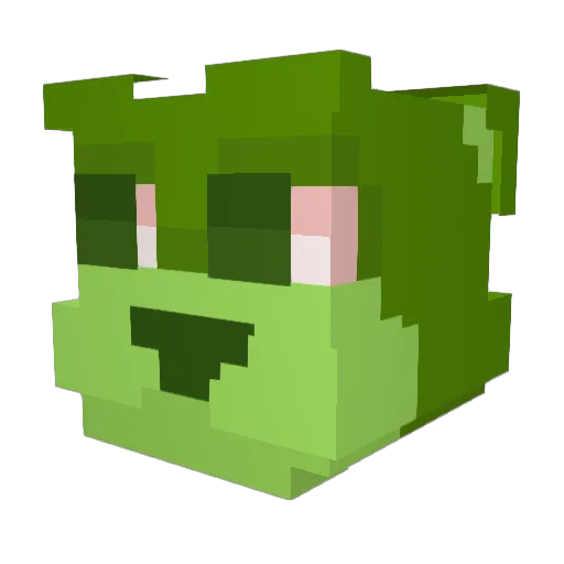 J3hrinn Minecraft avatar head, 3D render