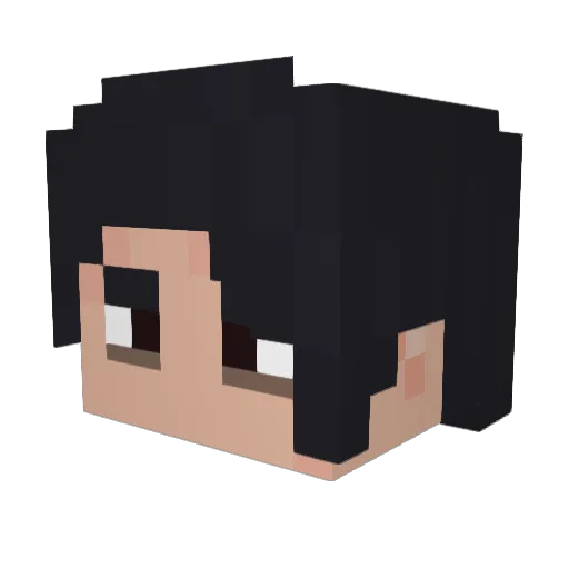 J3ree87 Minecraft avatar head, 3D render