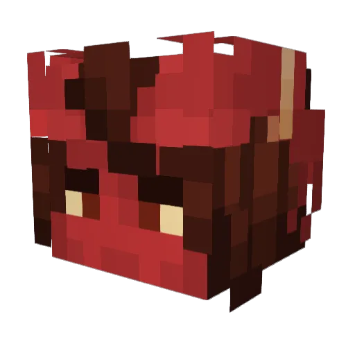 J3ster_B4by Minecraft avatar head, 3D render