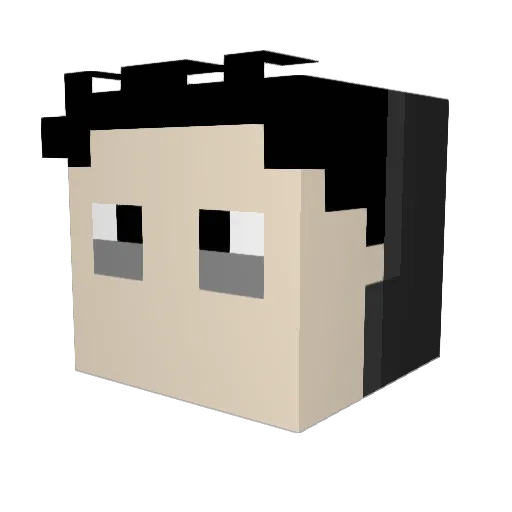 J3susOfSuburbi4 Minecraft avatar head, 3D render
