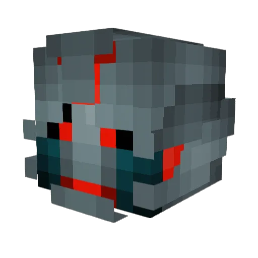 J44ke Minecraft avatar head, 3D render