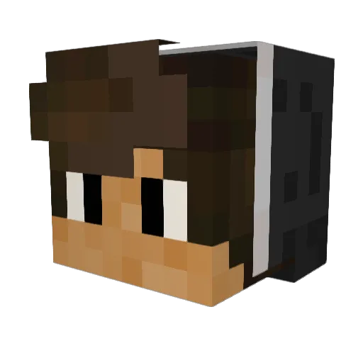 J4ME5 Minecraft avatar head, 3D render