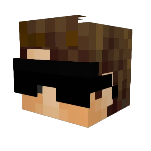 J4Y2503 Minecraft avatar head, 3D render