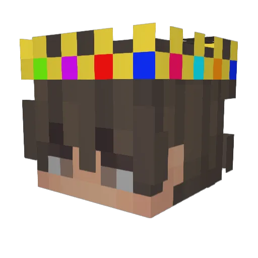 J4ckanHv Minecraft avatar head, 3D render