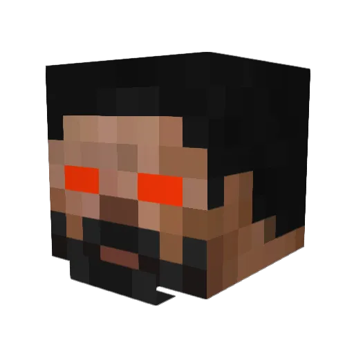J4cksper Minecraft avatar head, 3D render