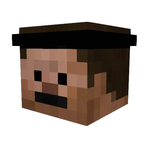 J4cky5 Minecraft avatar head, 3D render