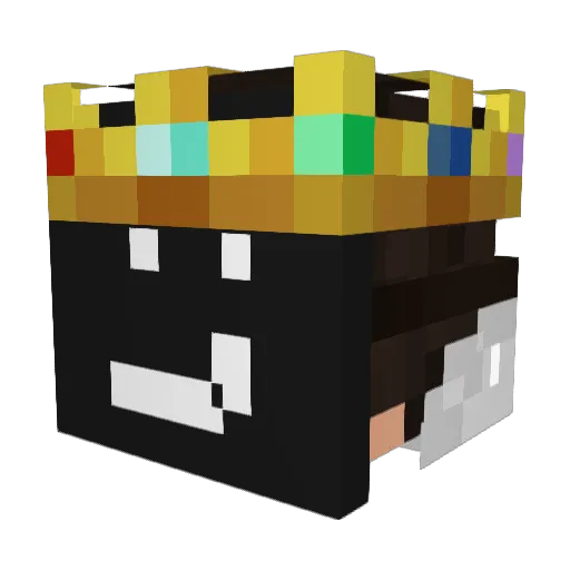 J4cuq Minecraft avatar head, 3D render