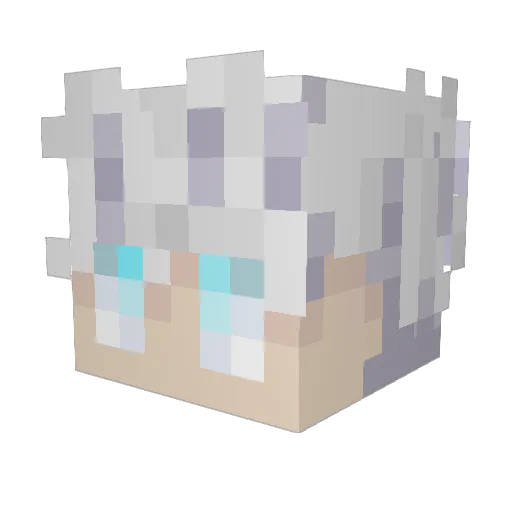 J4wd Minecraft avatar head, 3D render