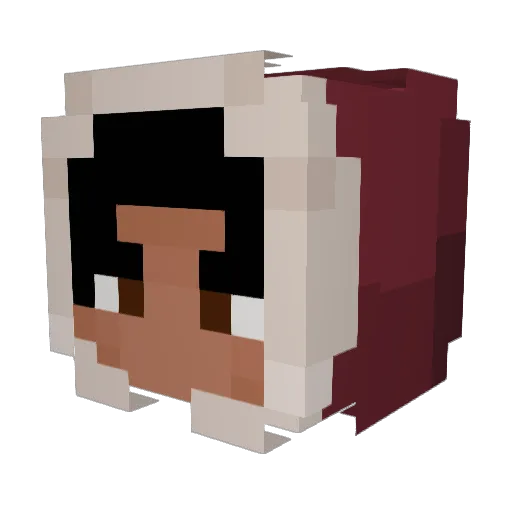 J60Macius Minecraft avatar head, 3D render
