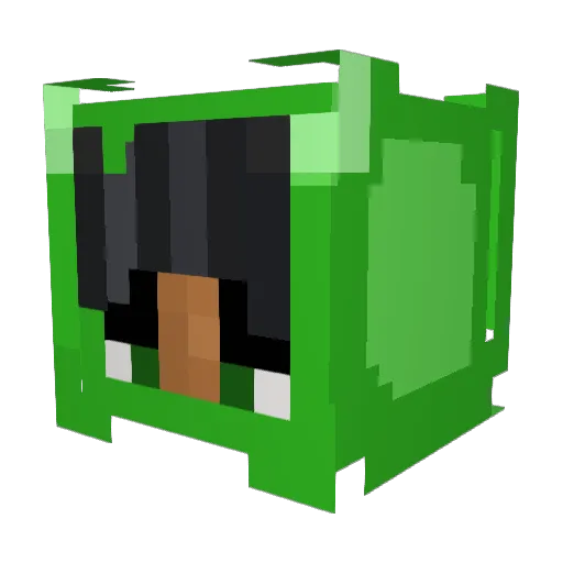 J6628426 Minecraft avatar head, 3D render