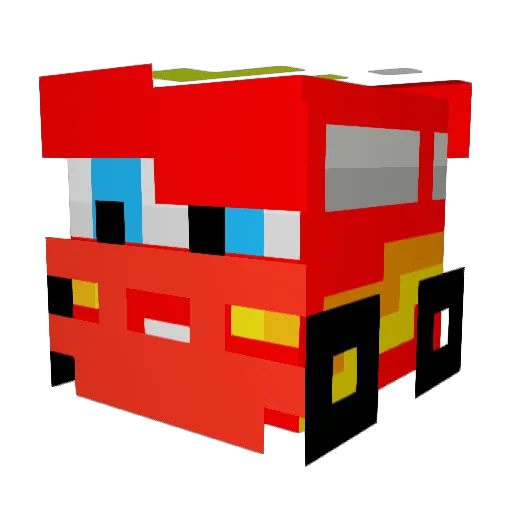 JA0L Minecraft avatar head, 3D render