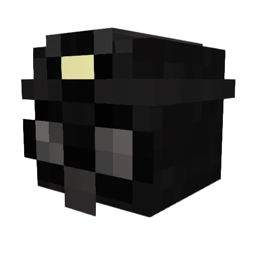 JA1996 Minecraft avatar head, 3D render