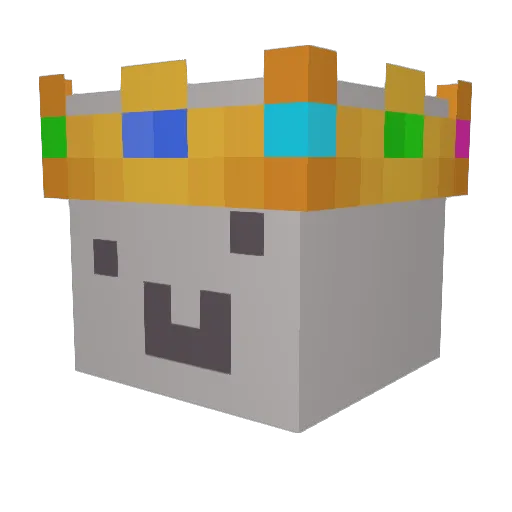 JA3Min Minecraft avatar head, 3D render
