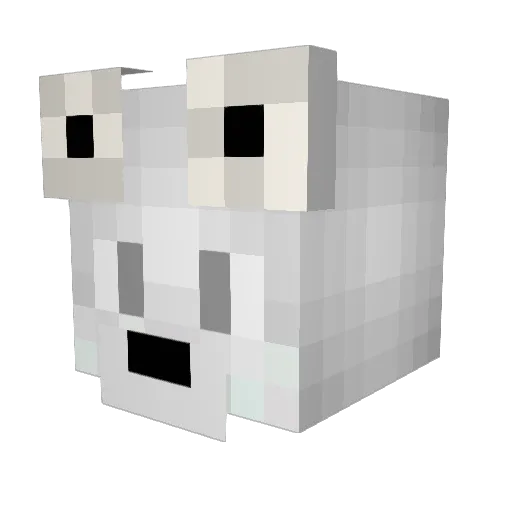 JAC1000 Minecraft avatar head, 3D render