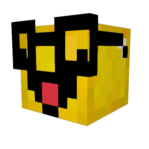 JACHR95 Minecraft avatar head, 3D render