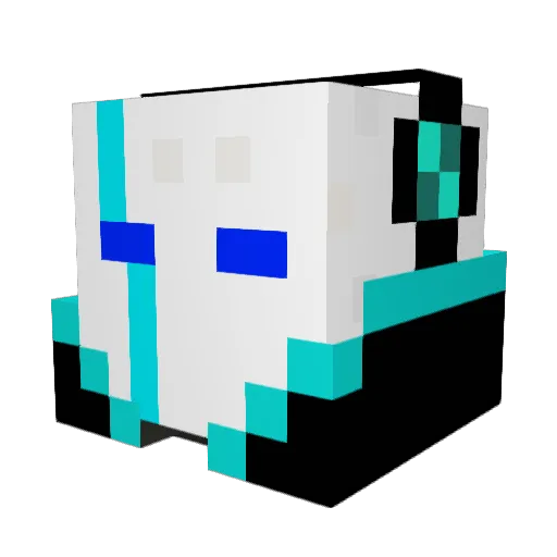 JACK6332 Minecraft avatar head, 3D render