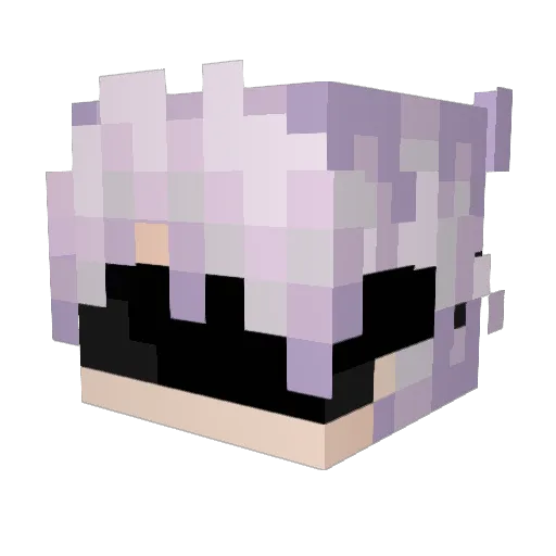 JACK83697 Minecraft avatar head, 3D render