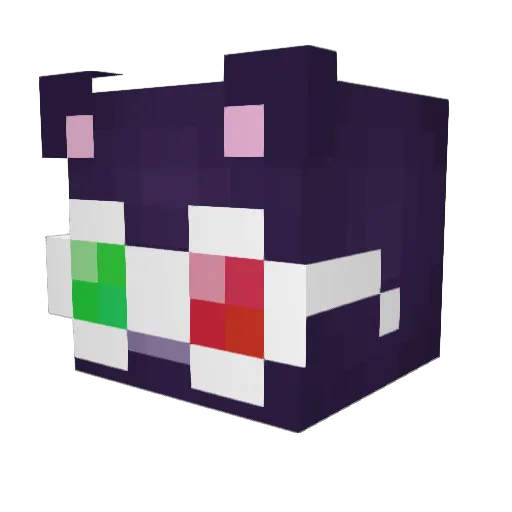 JACK920_o Minecraft avatar head, 3D render