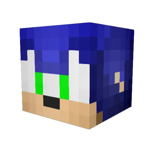 JACKANT13 Minecraft avatar head, 3D render
