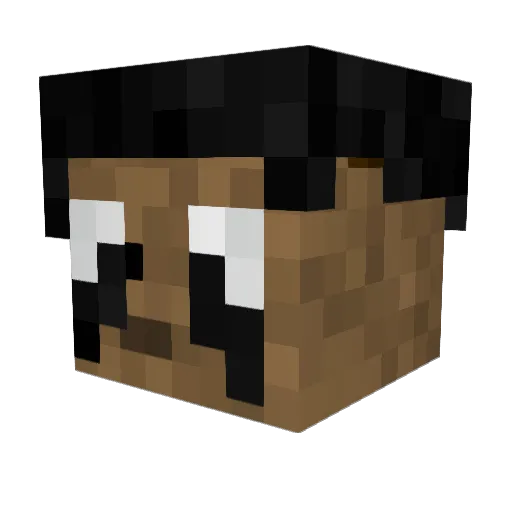 JACKATTTACK483 Minecraft avatar head, 3D render