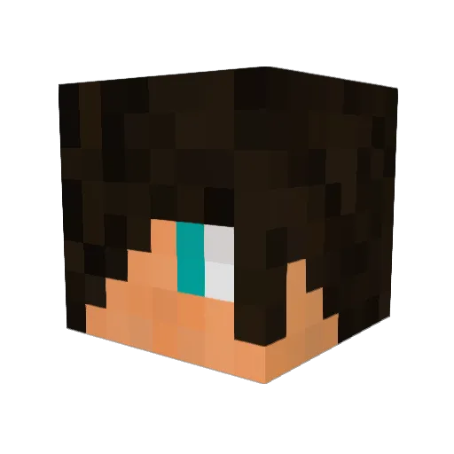 JACKBHOY23 Minecraft avatar head, 3D render
