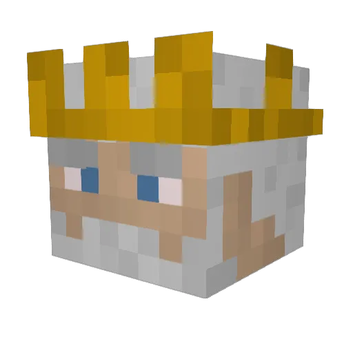 JACKKID1001 Minecraft avatar head, 3D render