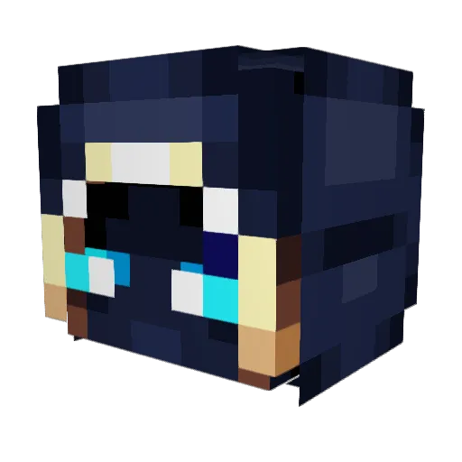JACKnotYak Minecraft avatar head, 3D render