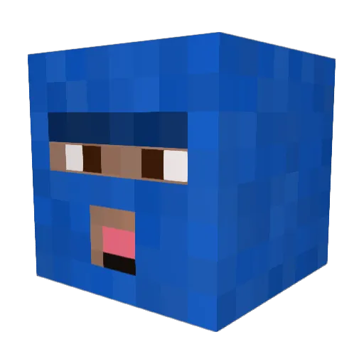JACOBJONNY Minecraft avatar head, 3D render