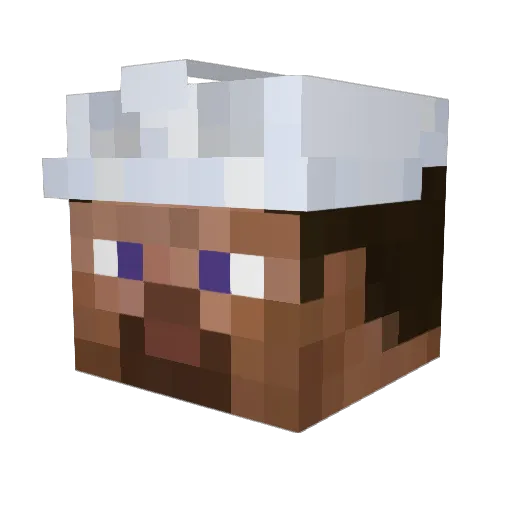 JADDYGAME Minecraft avatar head, 3D render